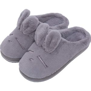 Soft Memory Foam Slippers Indoor&Outdoor House Shoes Fluffy Faux Fur